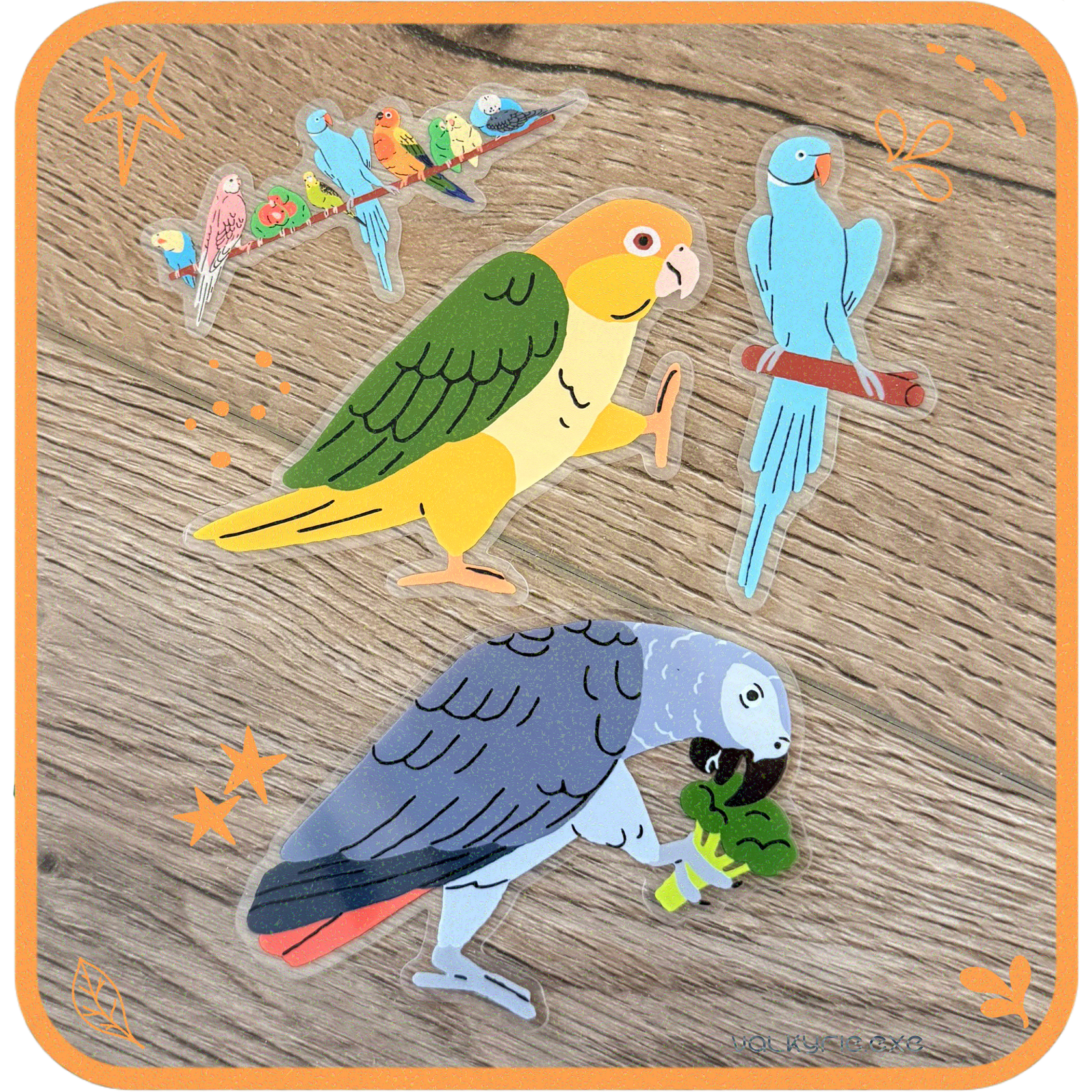 Misc Parrot Stickers